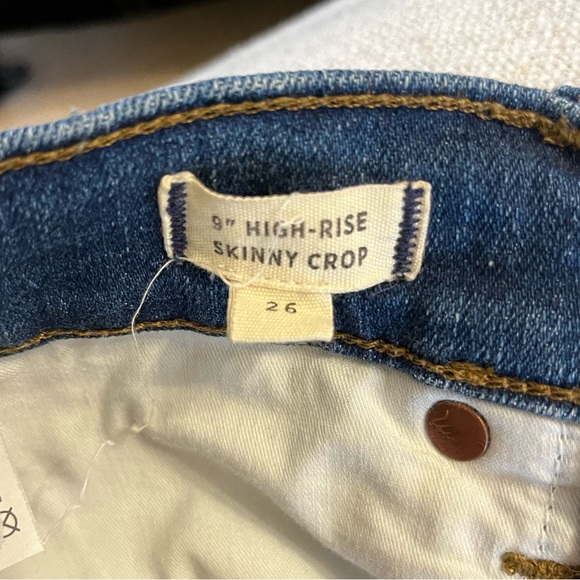 Madewell crop 9” skinny Jeans - Picture 4 of 9